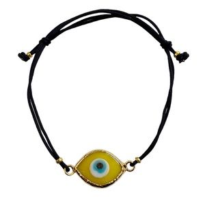 Pure Silver- Evil Eye Protection Bracelet- Handmade. Shape: eyes shape